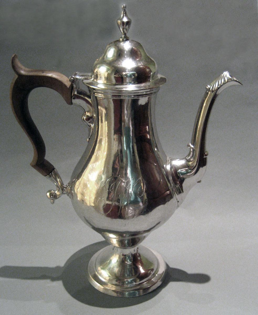 1970.1048 Silver Teapot view 1