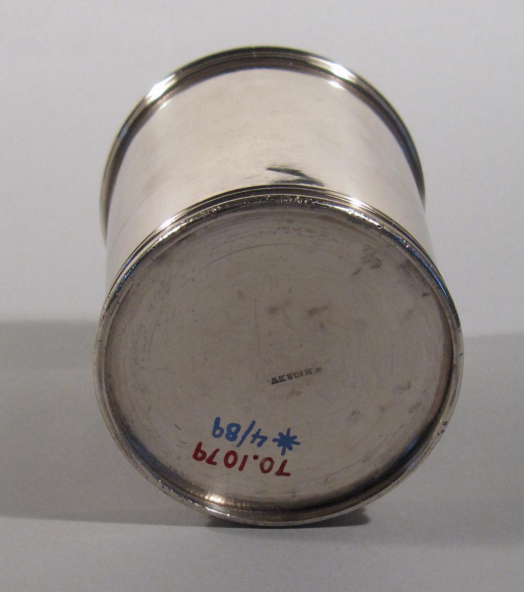 1970.1079 Silver Beaker underside