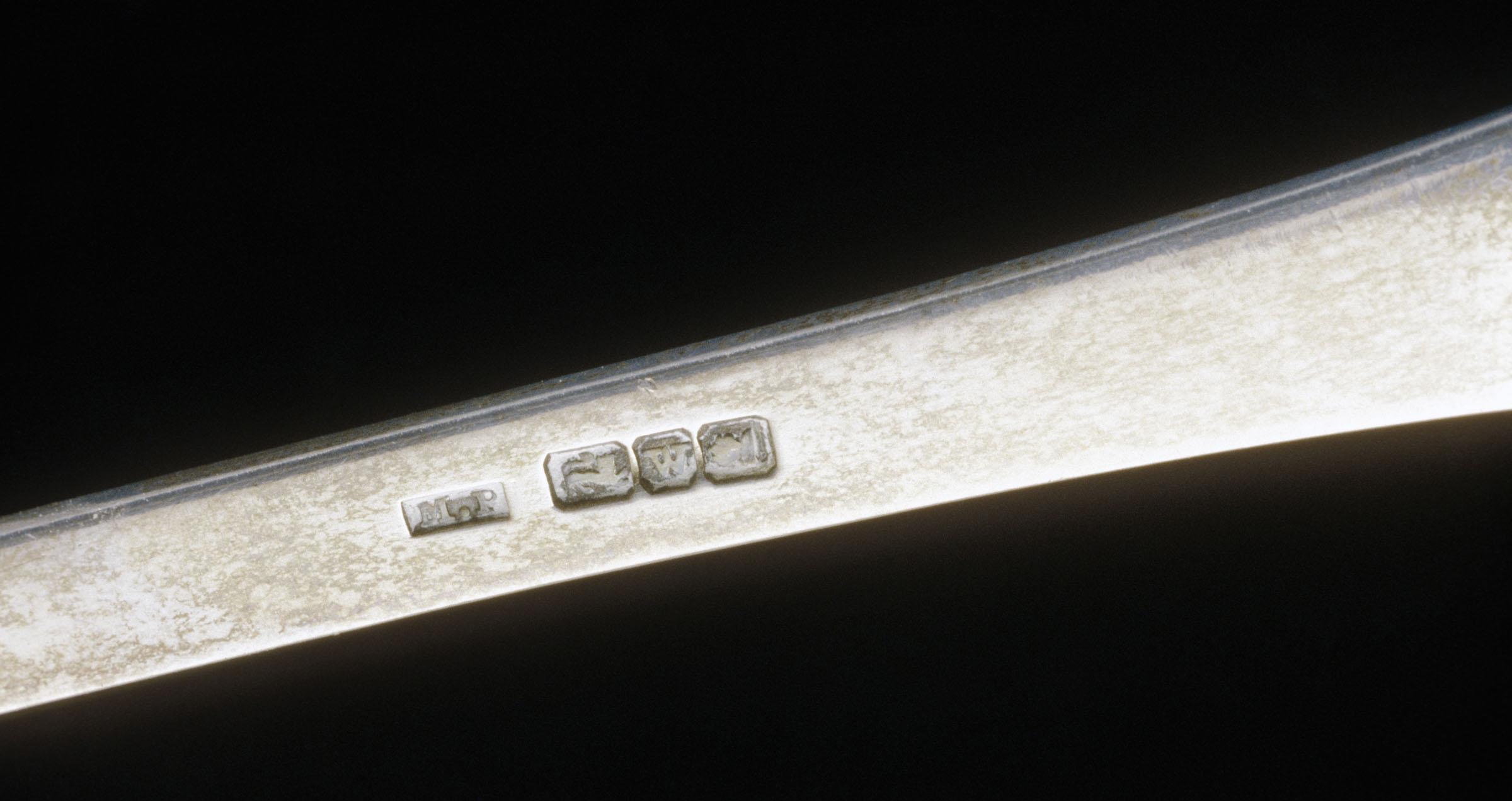 1970.1097 Ladle, detail 1