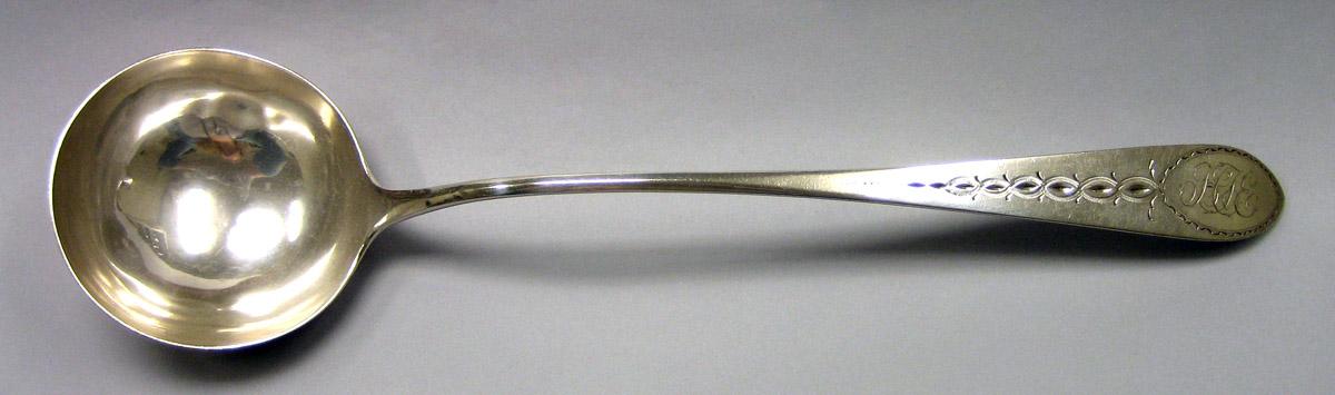 1970.1099 Silver Ladle upper surface