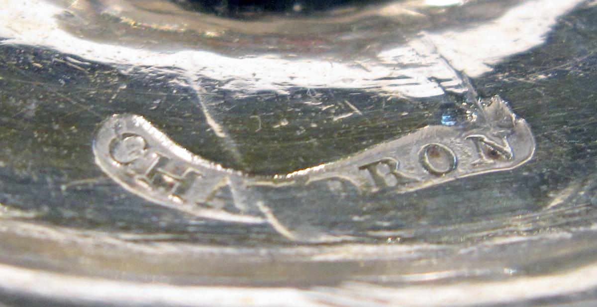 1970.1119.001 Silver Salt Cellar mark