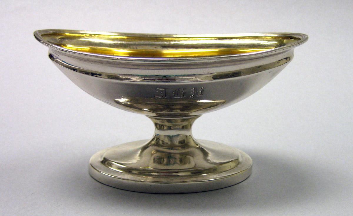 1970.1119.002 Silver Salt Cellar view 1