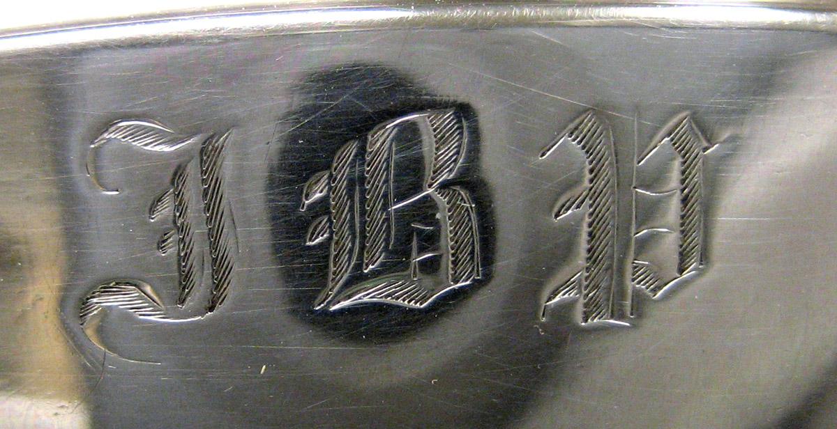 1970.1119.002 Silver Salt Cellar engraving