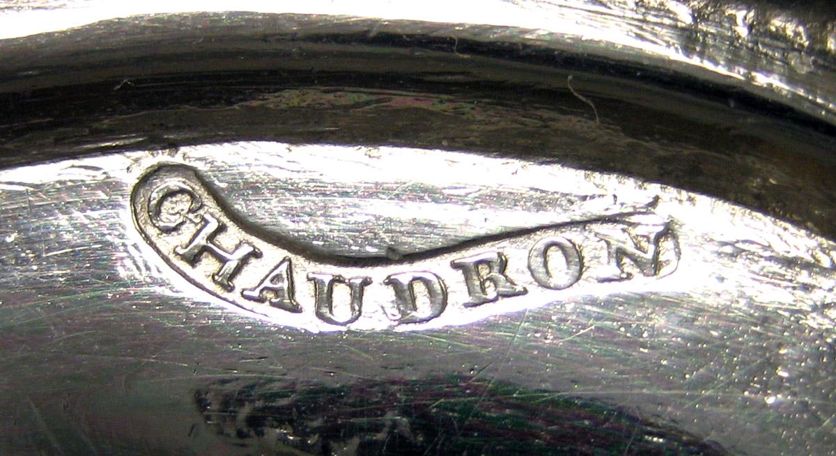 1970.1119.004 Silver Salt Cellar mark