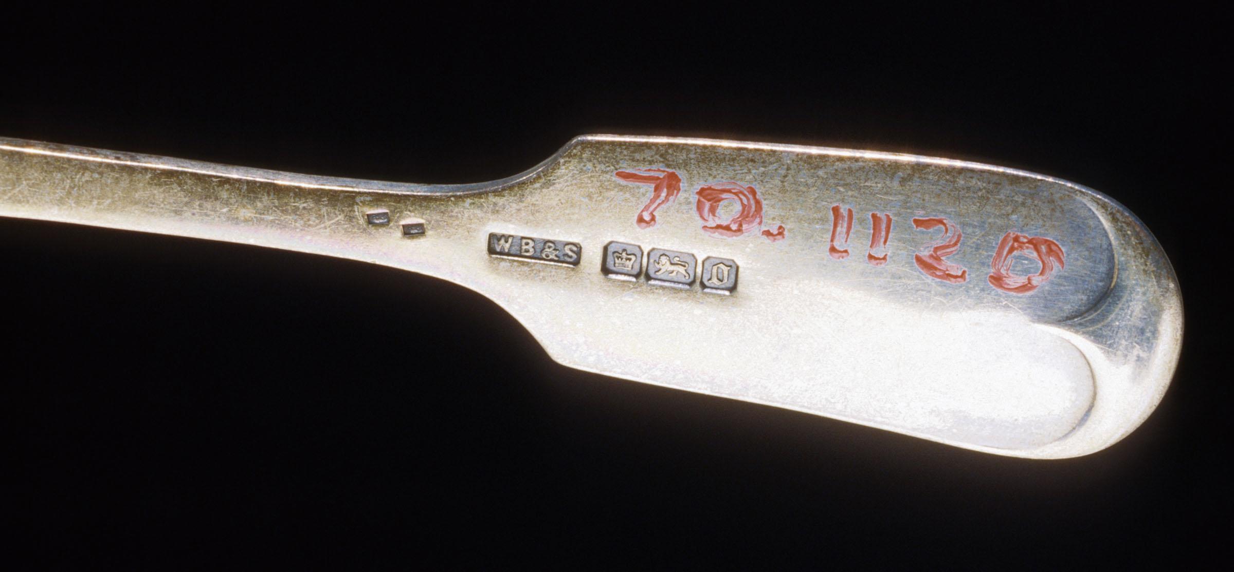 1970.1120 Spoon, Mote Spoon, detail 1