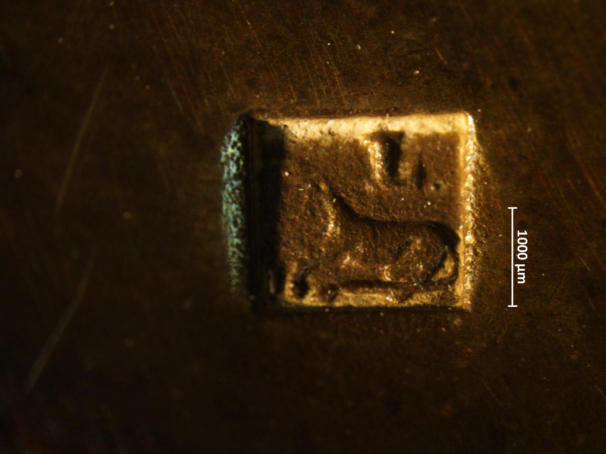 1970.1146 Ladle, detail, mark 2