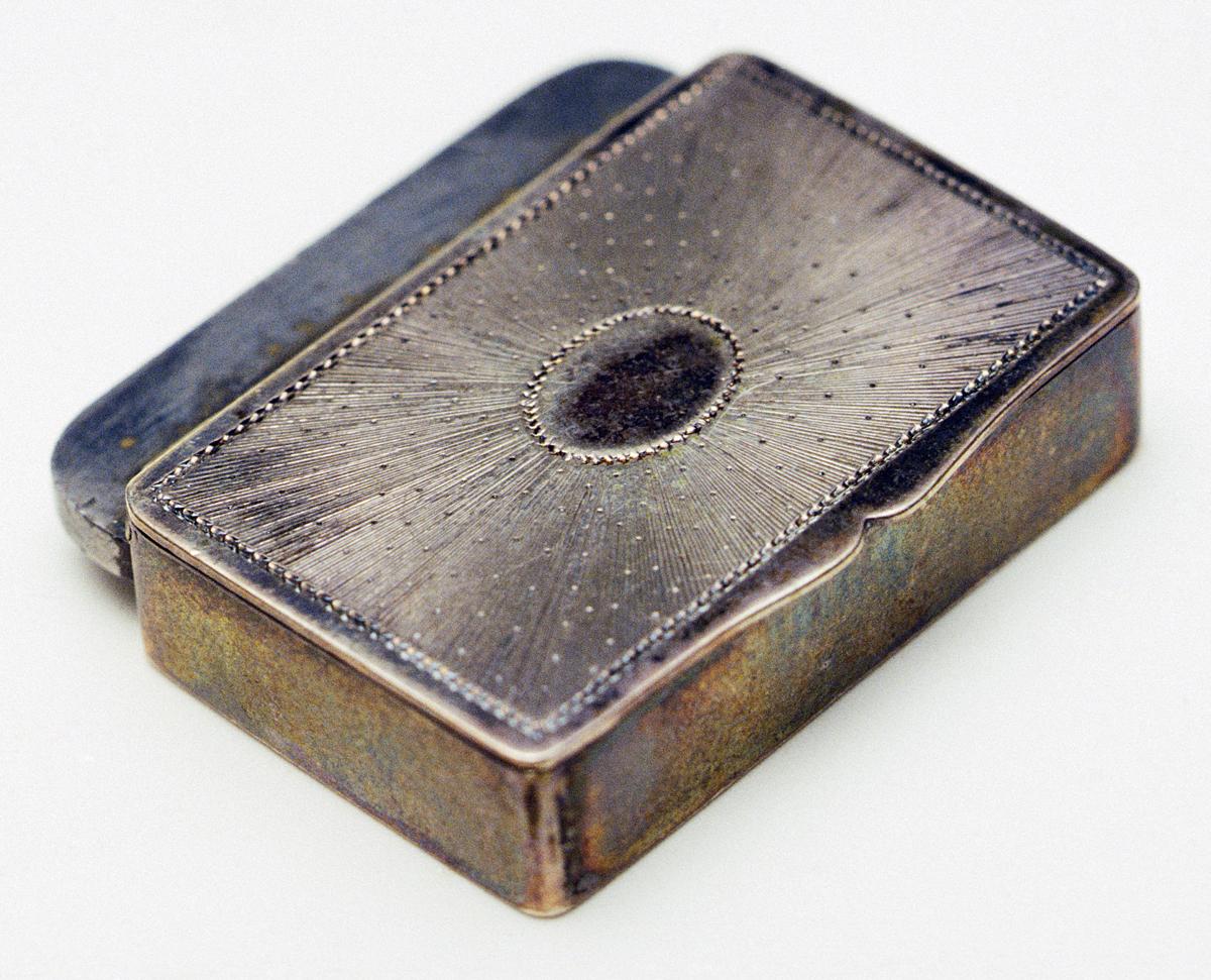 1970.1230 A Silver Flint Box