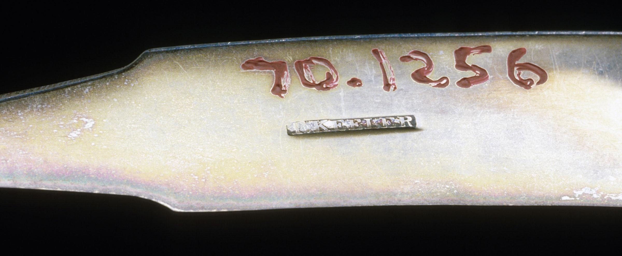 1970.1256 Spoon, Serving Spoon, detail 1