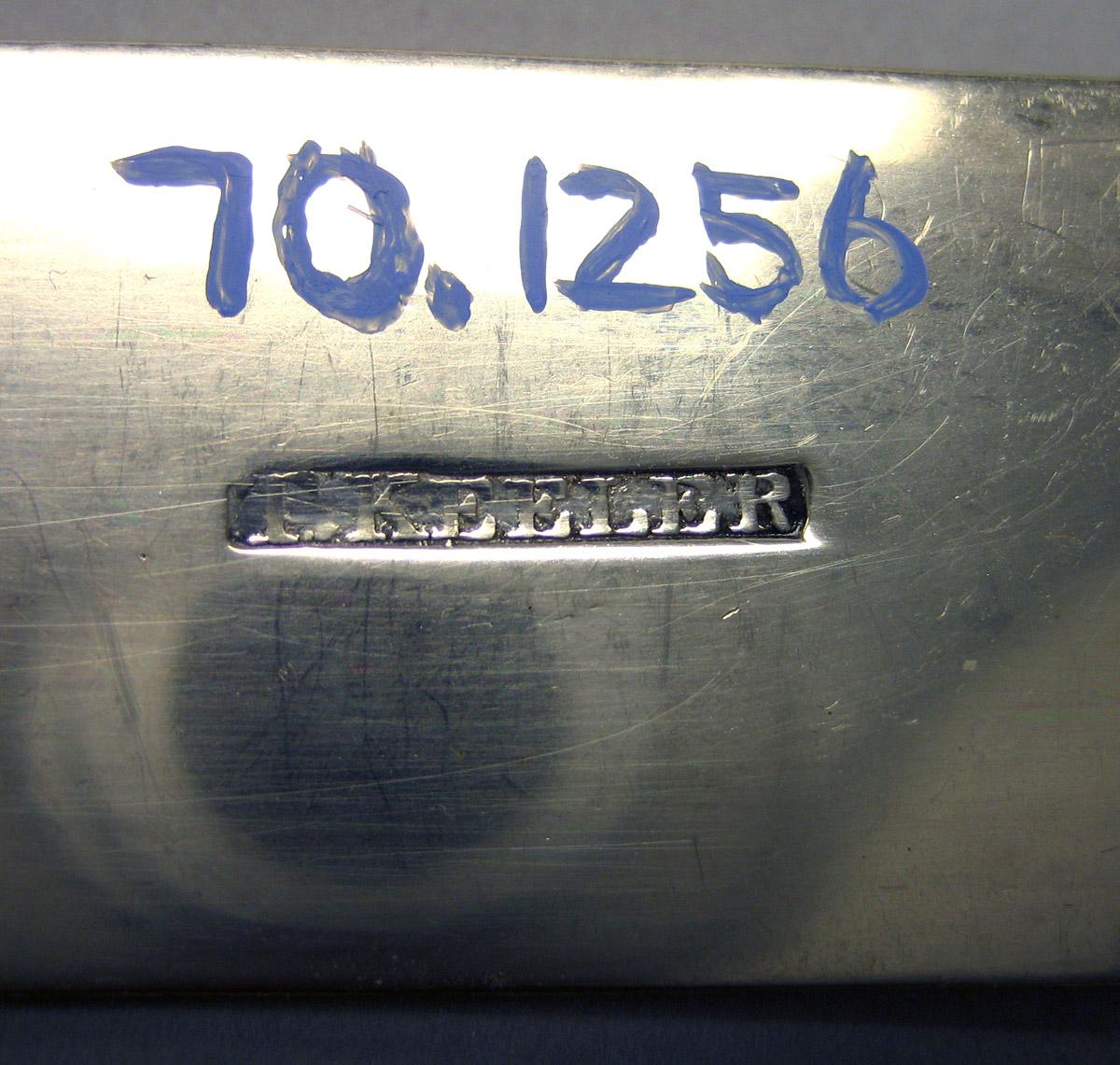 1970.1256 Silver Spoon mark