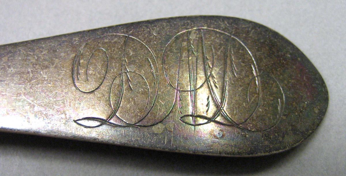 1970.1257 Silver Spoon engraving