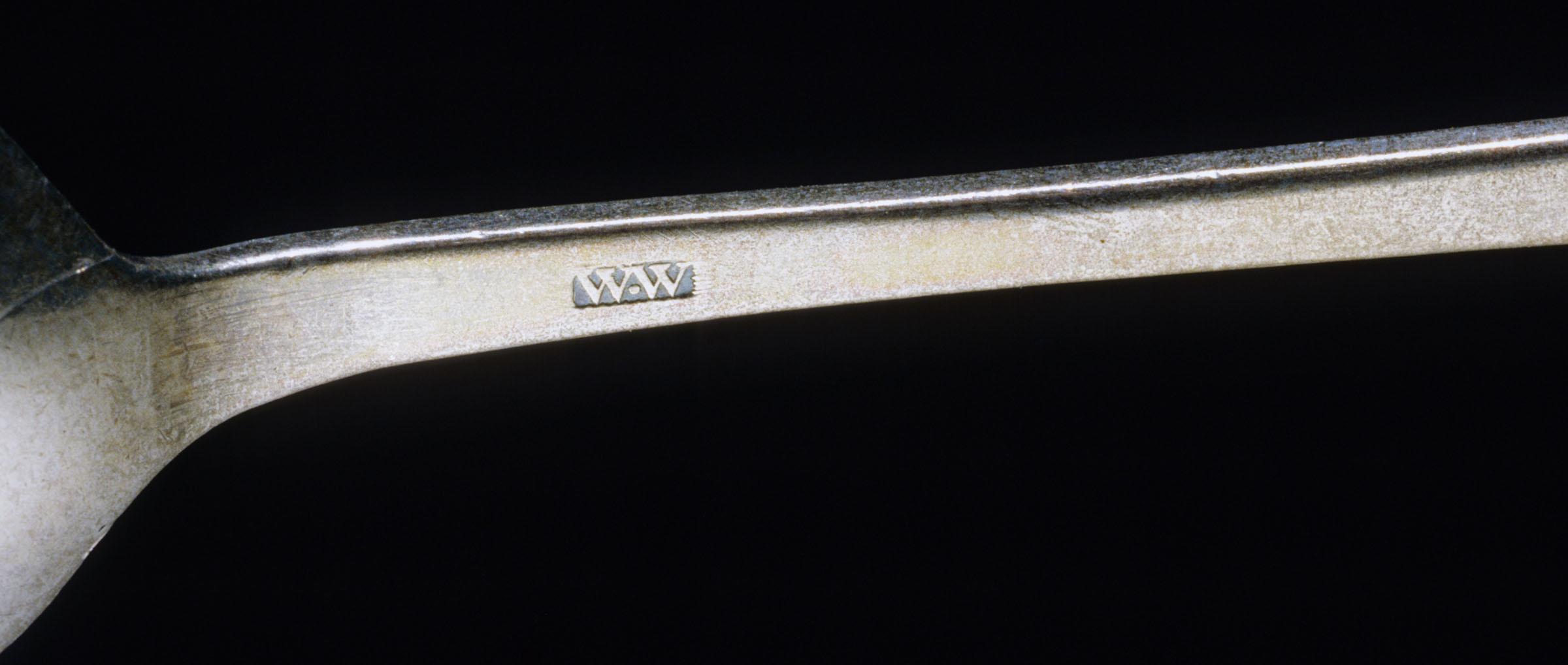 1970.1257 Spoon, Serving Spoon, detail 1