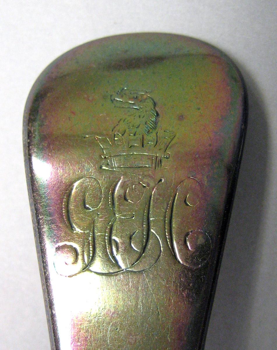 1970.1258 Silver Spoon engraving