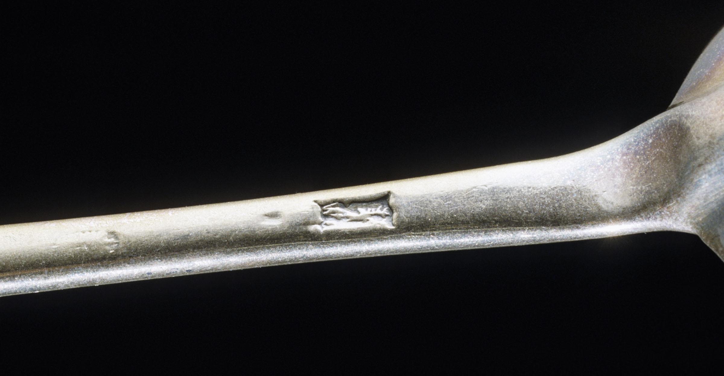 1970.1258 Spoon, Serving Spoon, detail 1