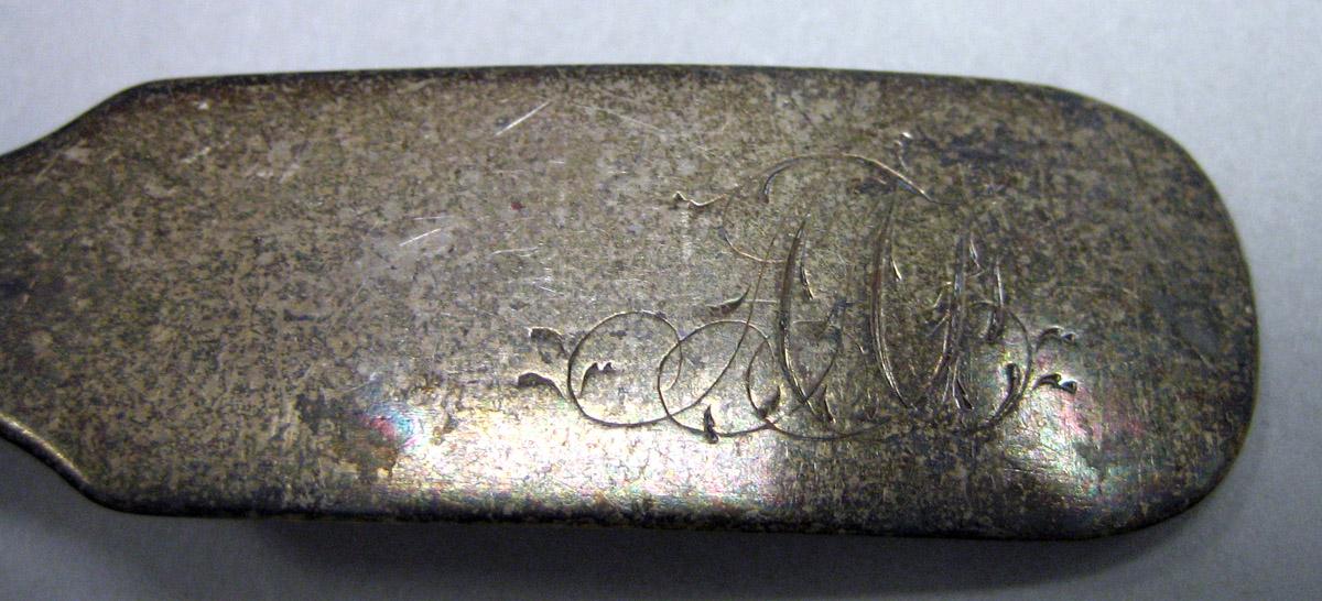 1970.1260.001 Silver Spoon engraving