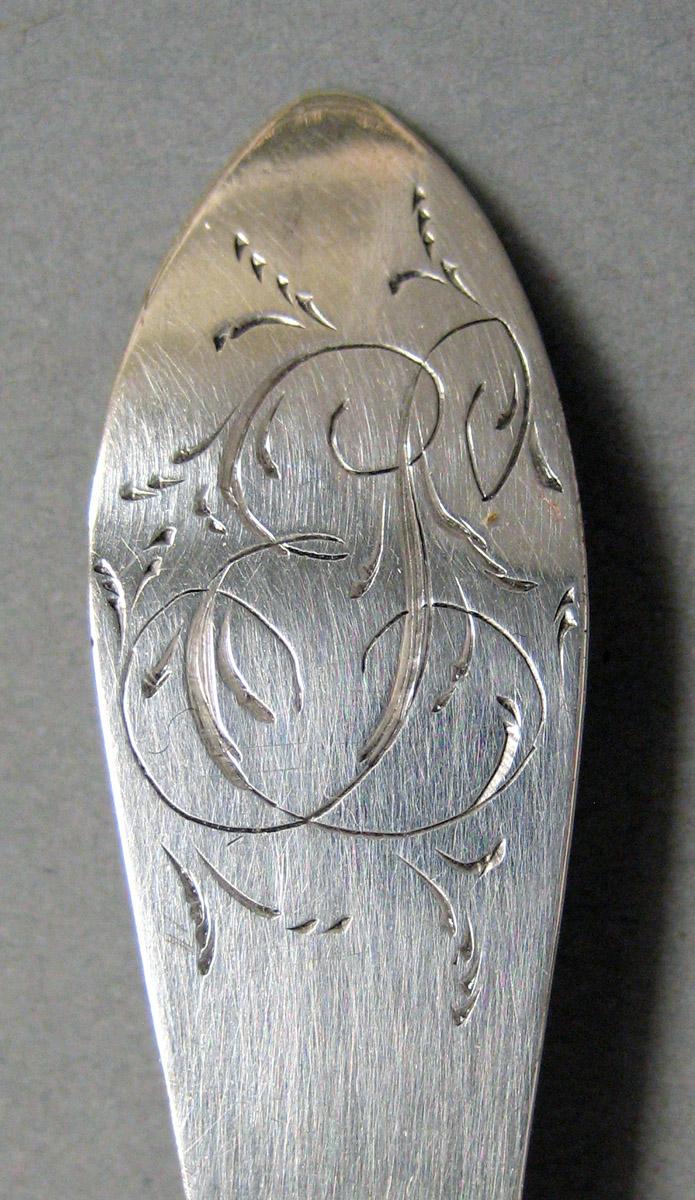 1970.1261.001 Silver Spoon engraving