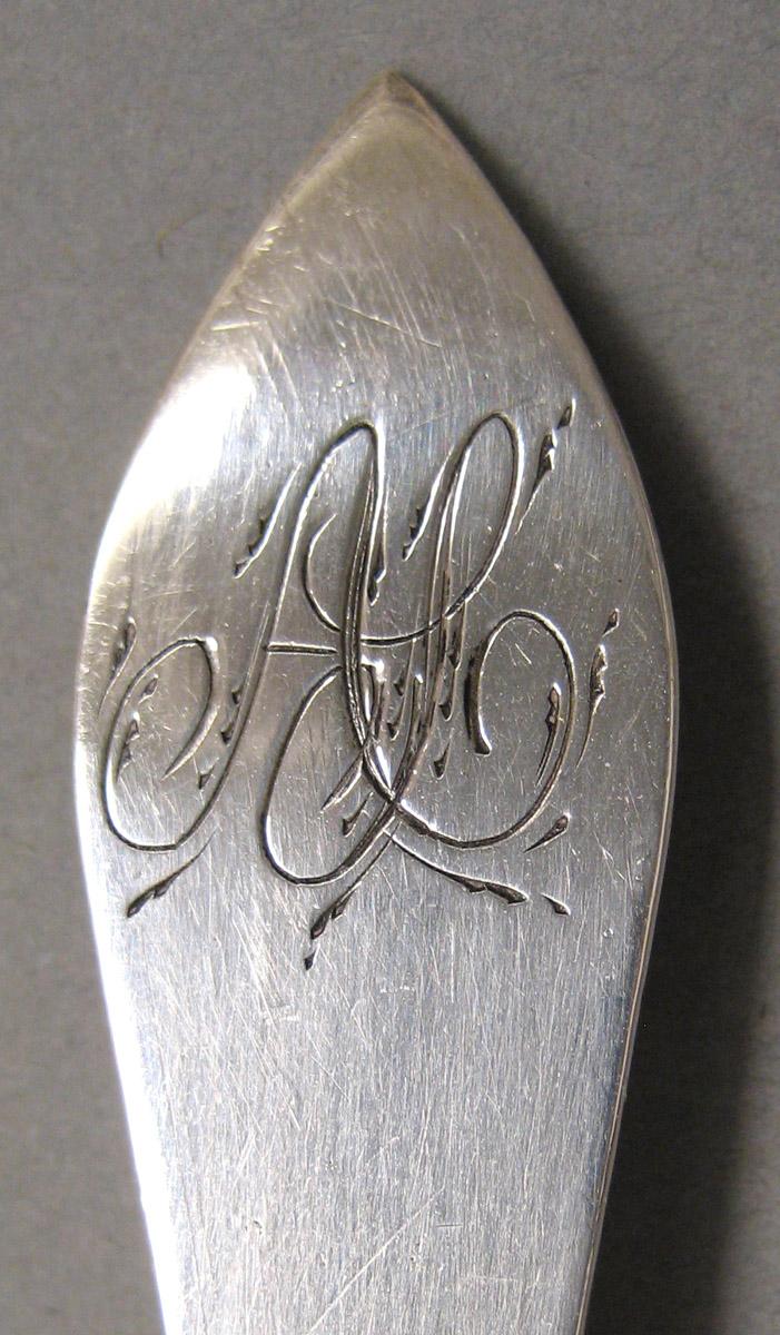 1970.1262.001 Silver Spoon engraving