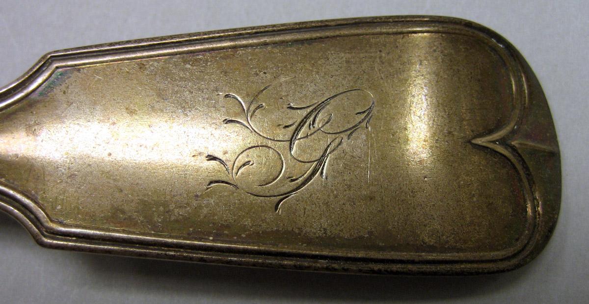 1970.1263.003 Silver Spoon engraving