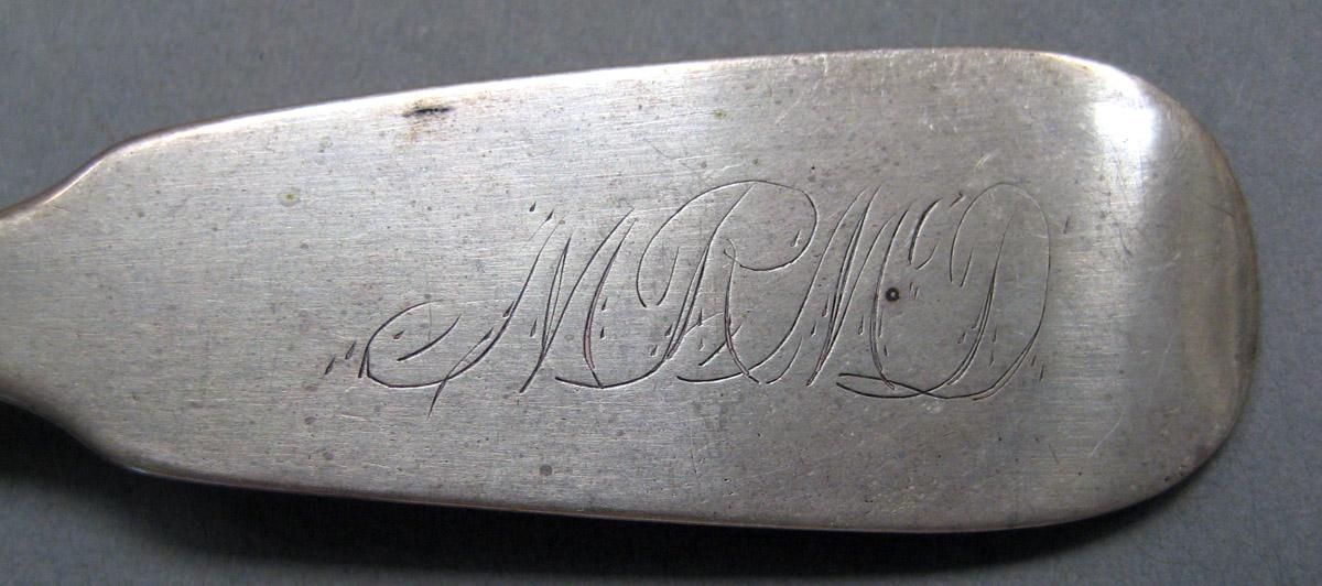 1970.1264.001 Silver Spoon engraving