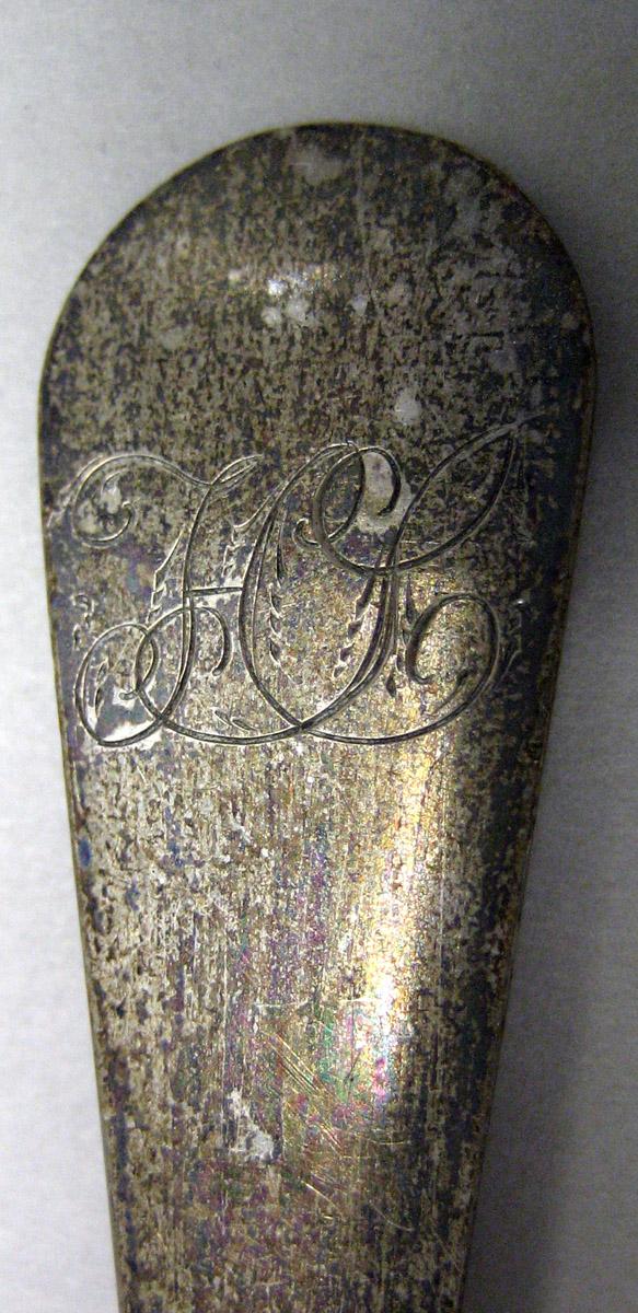 1970.1266.003 Silver Spoon engraving