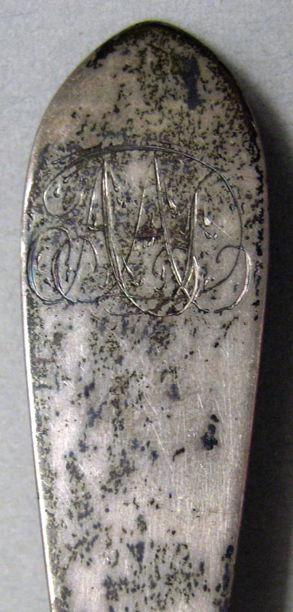 1970.1267.001 Silver Spoon engraving