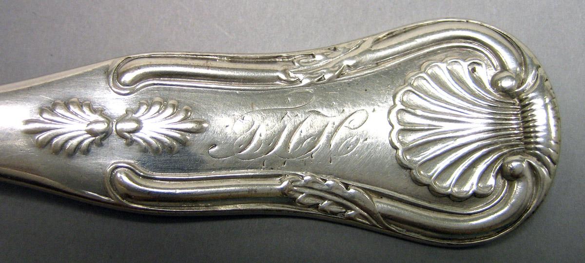 1970.1310 Silver Fork engraving