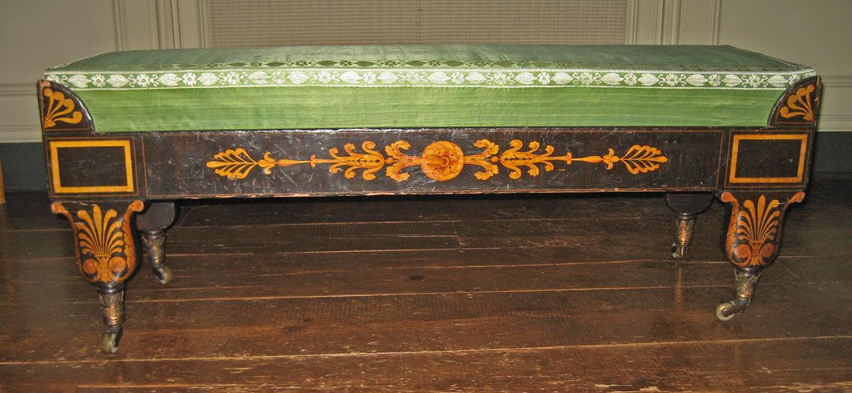 1957.0753.002 stool with 1984.0624.002 slip seat view 1