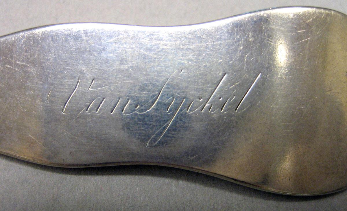 1970.1318.002 Silver Spoon engraving