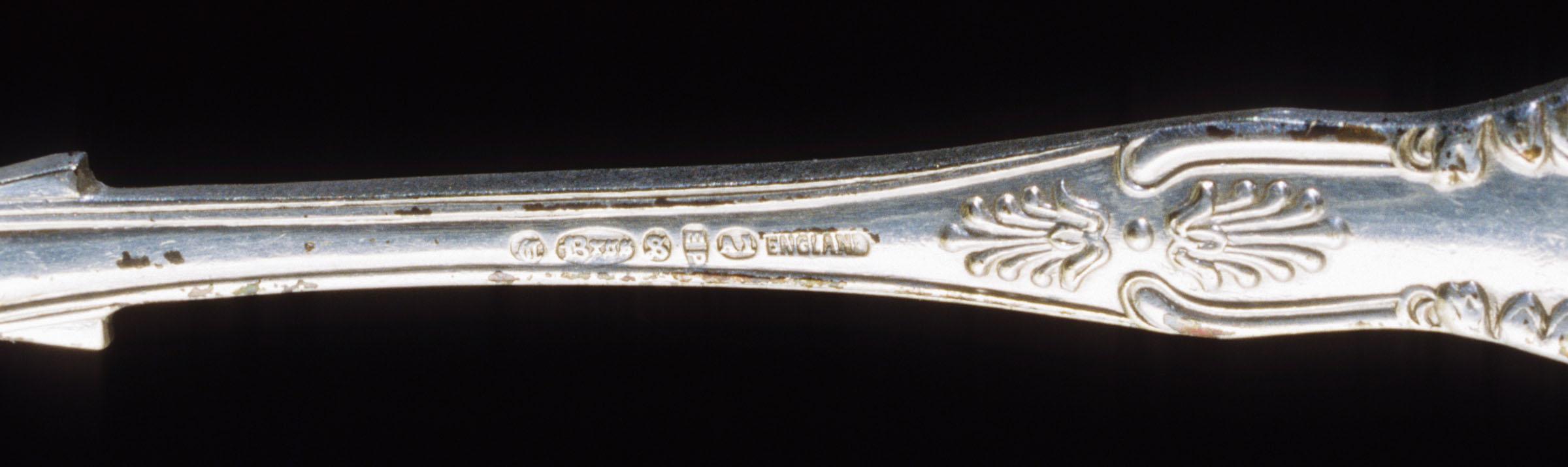1970.1319 Spoon, Teaspoon, detail 1