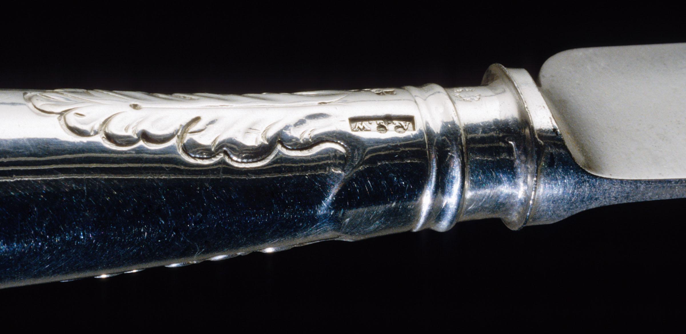 1970.1324.003 Knife, Dinner Knife, detail 1