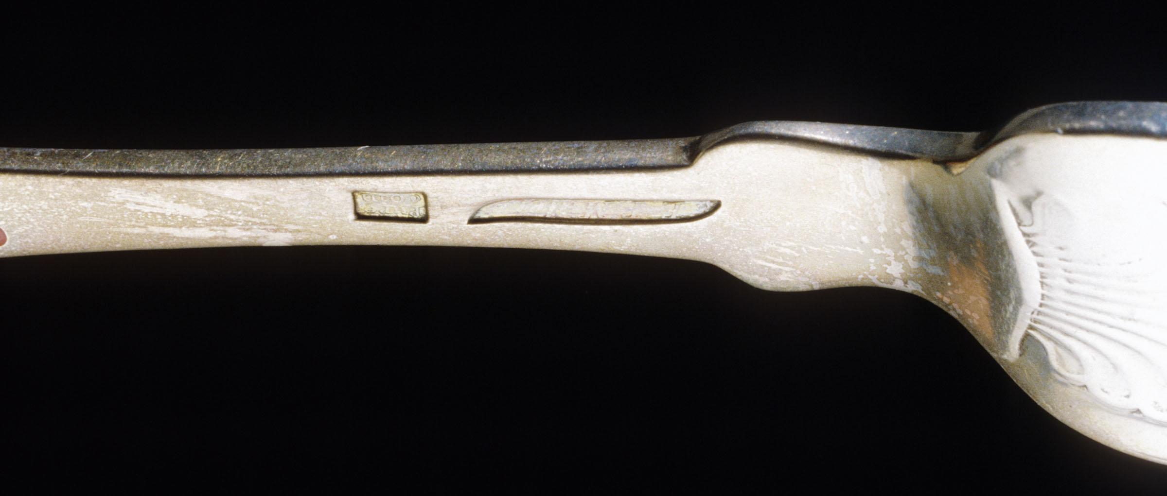 1970.1327.001 Fork, detail 1