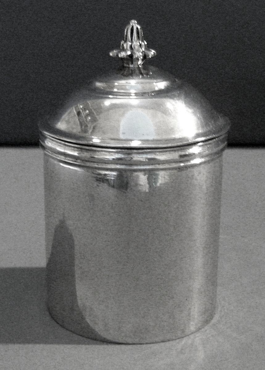 1970.1336 B, C Silver Standish and lid