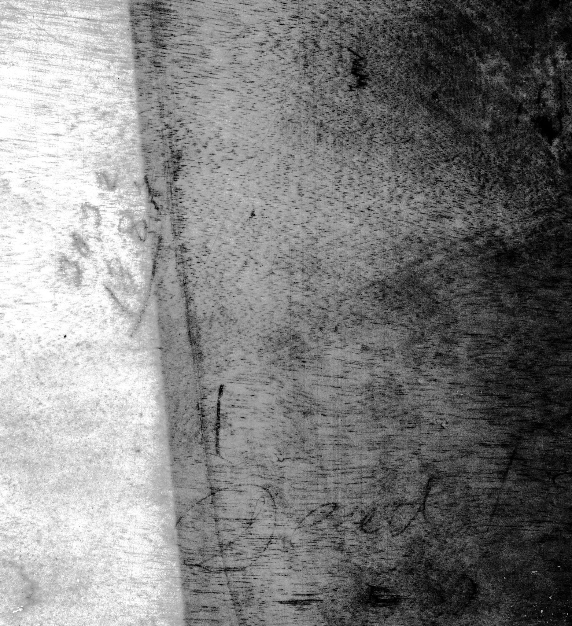 1957.0761 Table, Center table (IR writing)