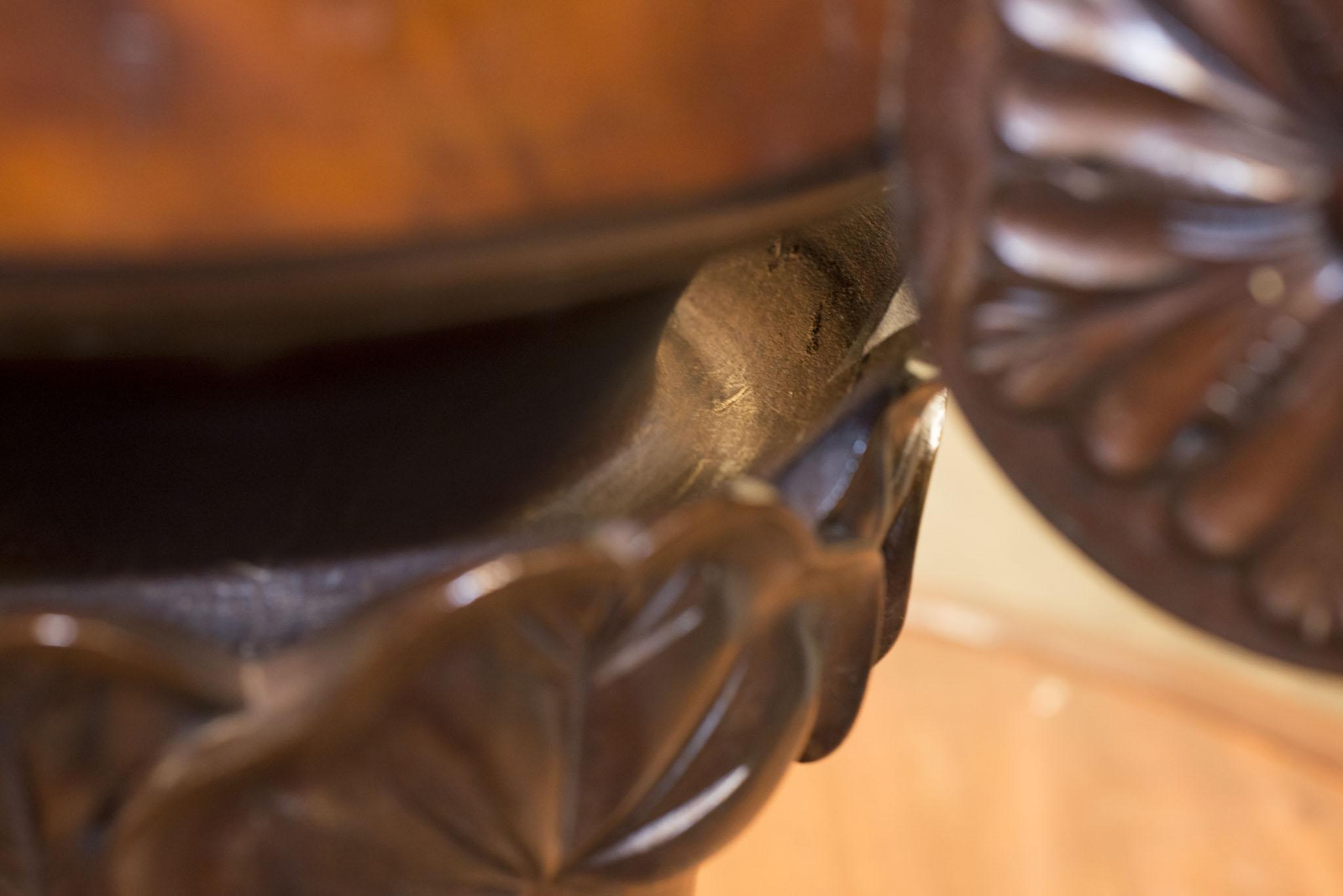 1957.0761 Table, Center Table (detail base carving)