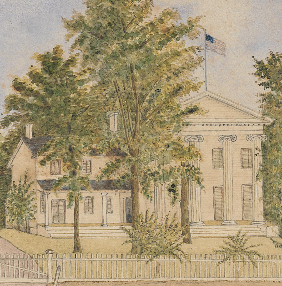 1970.1353 A Drawing, Detail 2