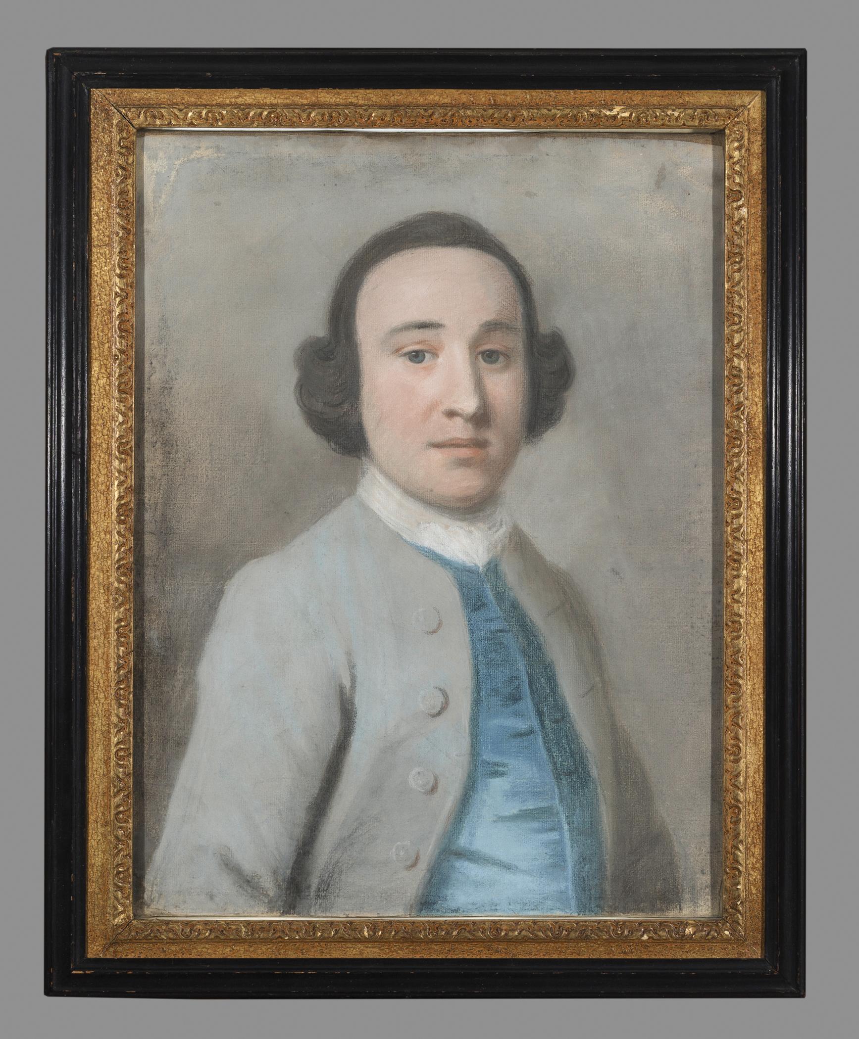 1970.1378 A Pastel, B Frame, view 1