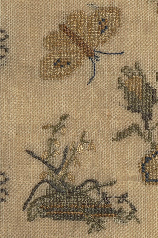 1970.1401 A Sampler, Detail 12