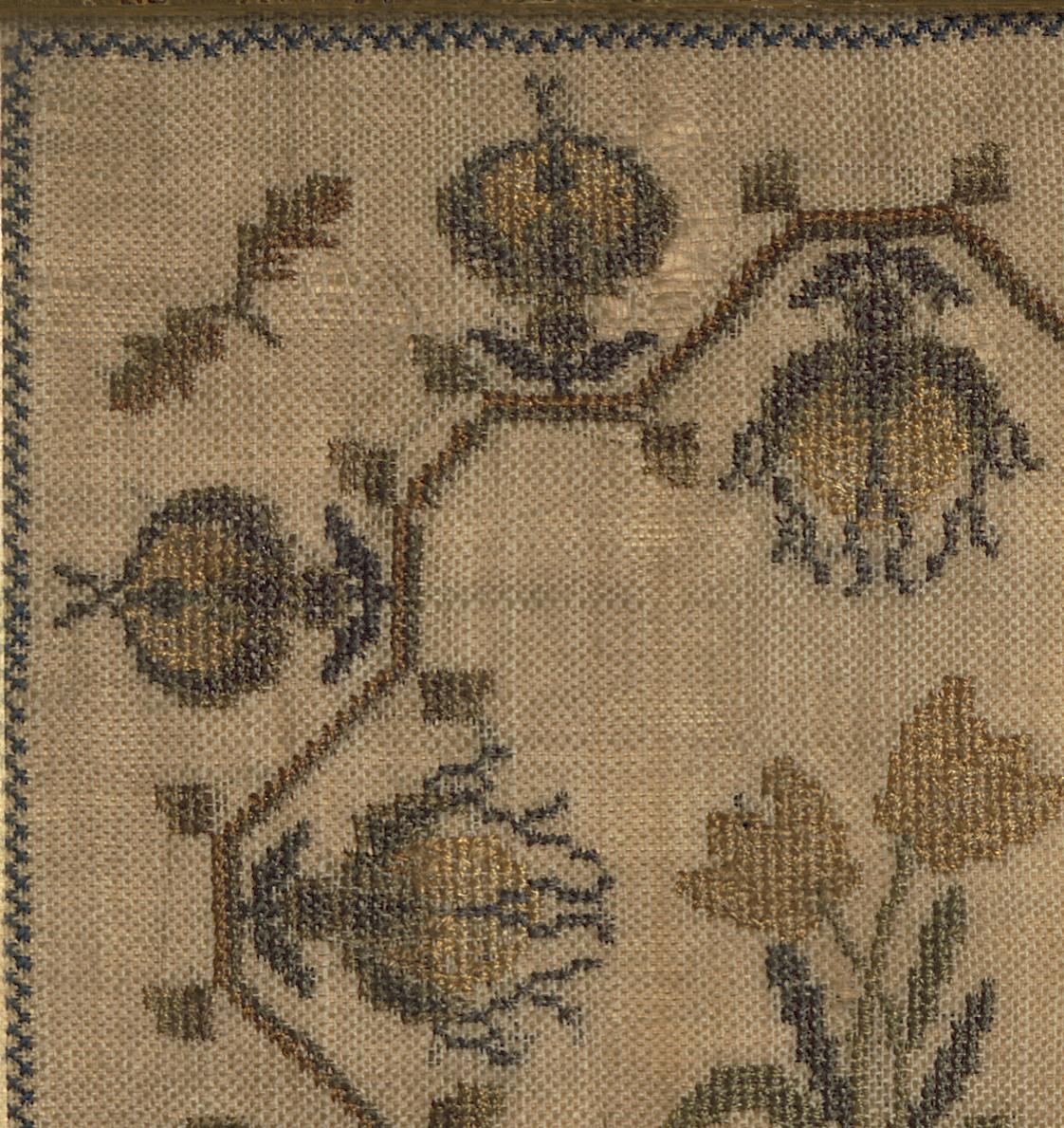 1970.1401 A Sampler, Detail 6