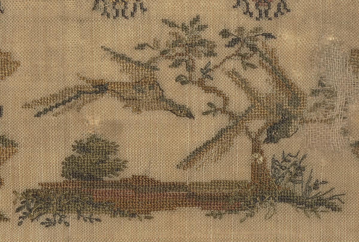 1970.1401 A Sampler, Detail 8