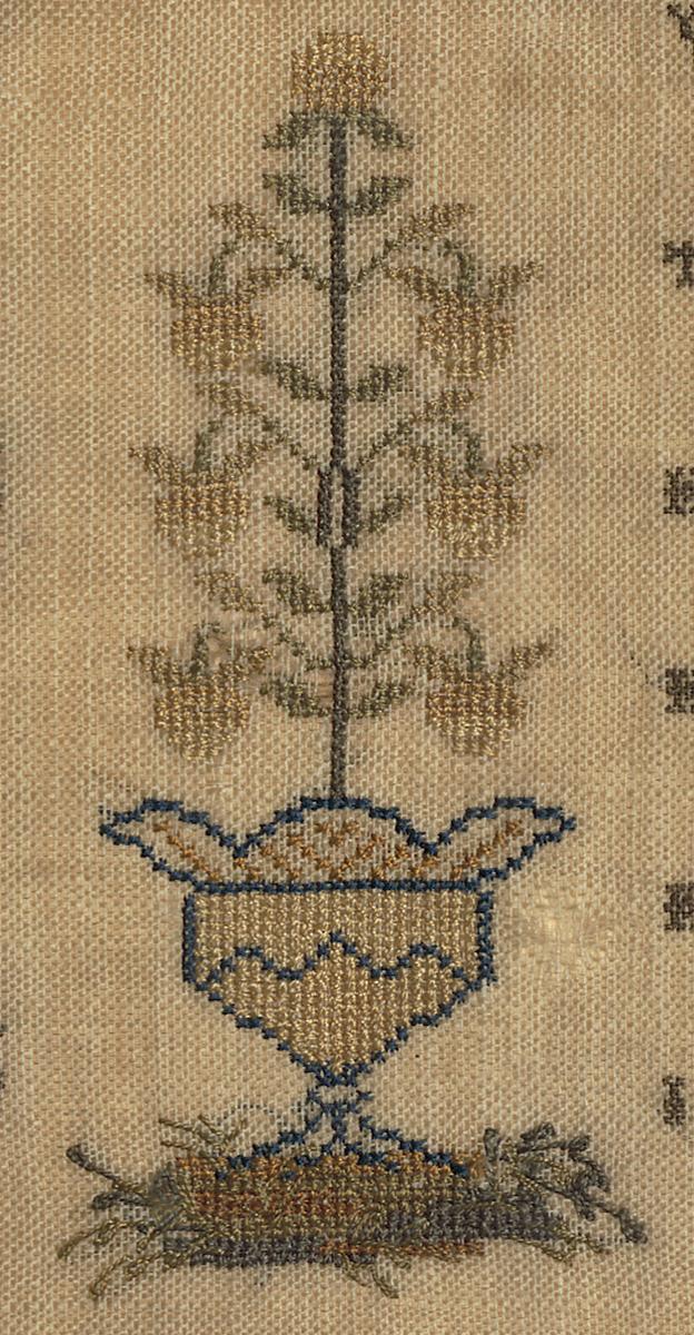 1970.1401 A Sampler, Detail 9