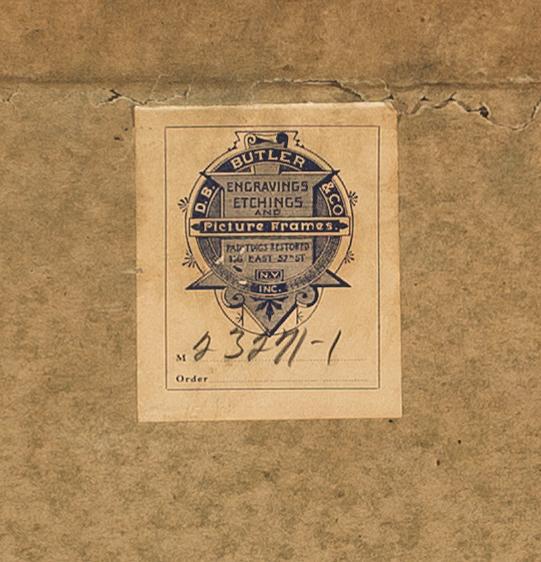 1970.1403 B Frame, detail 1, reverse