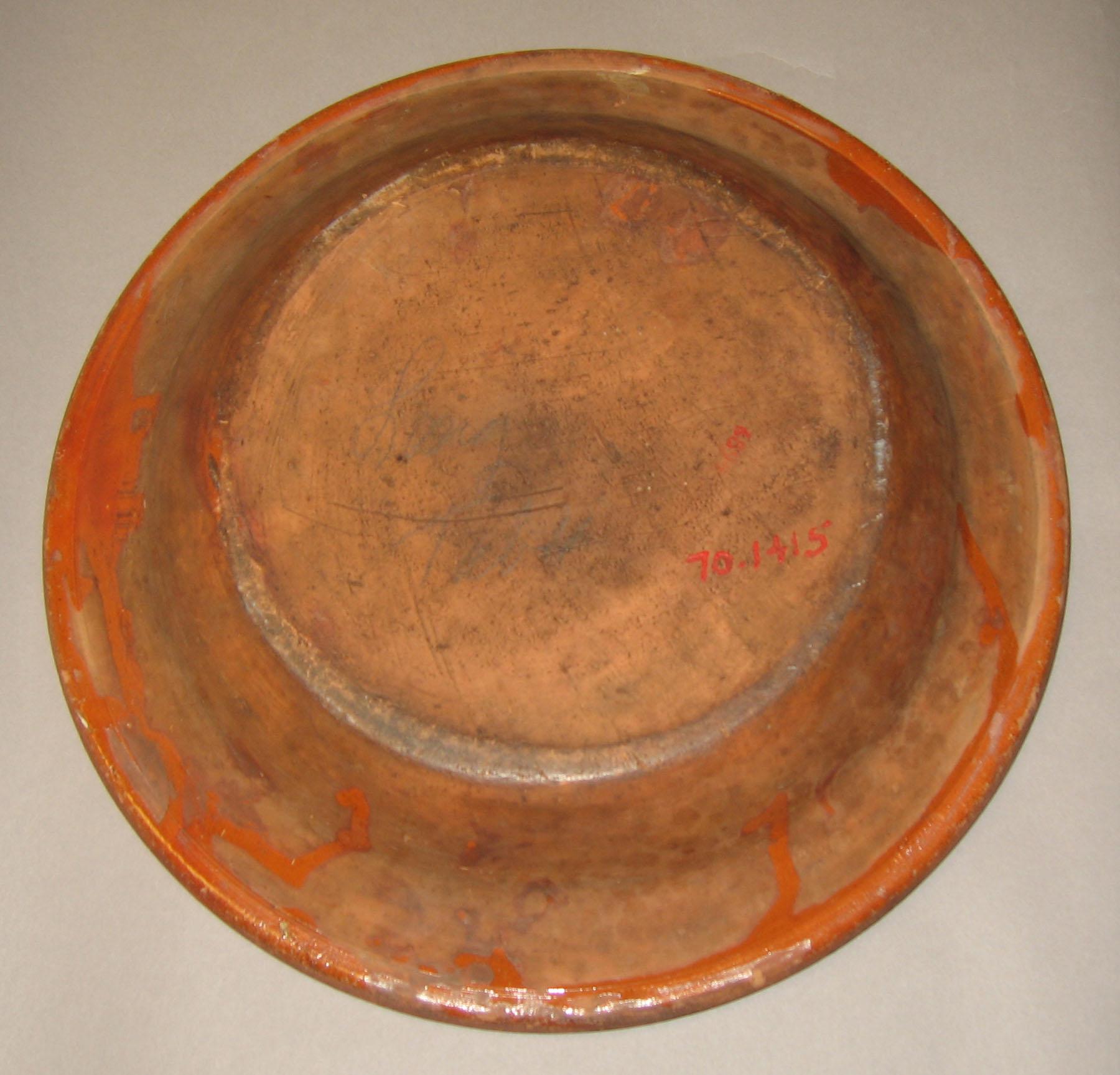 1970.1415 Slipware 1800 dish (back)