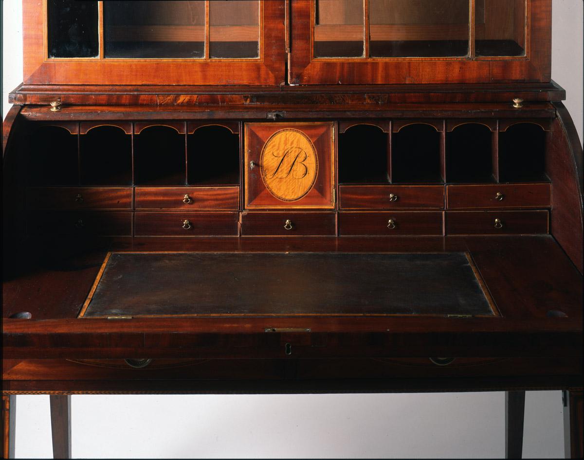 1957.0775 Desk and bookcase (detail 4)