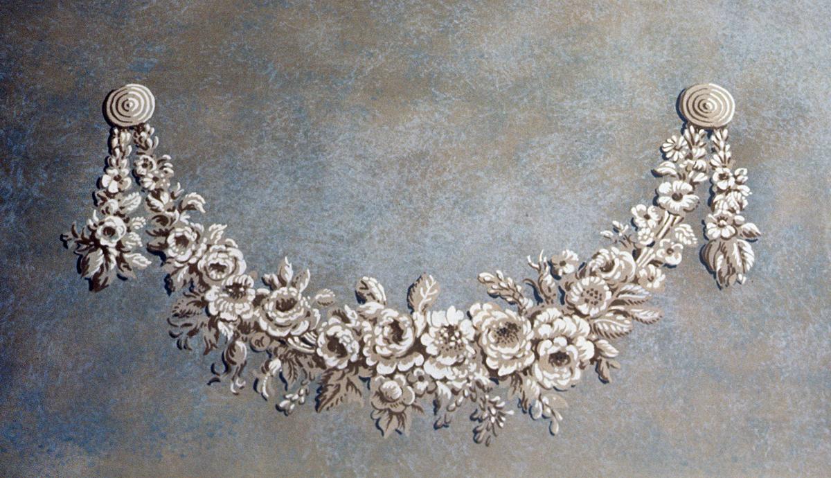 1970.1431.001 E Wall Covering, Detail