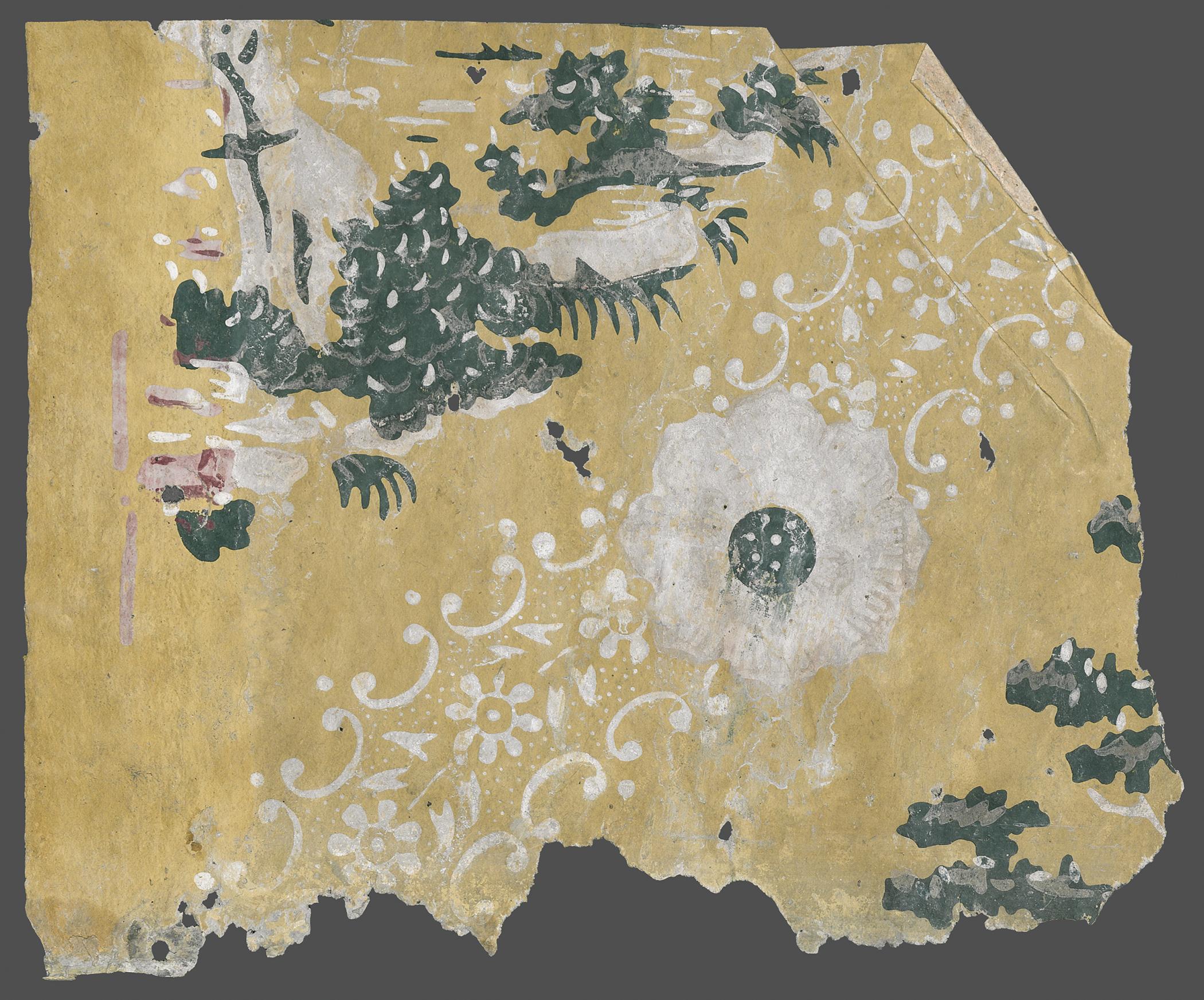 1970.1435.003 N Wall covering, view 1