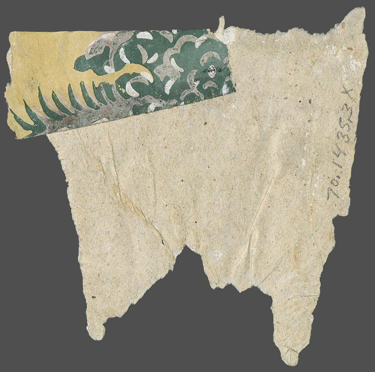 1970.1435.003 X Wall covering, view 2, reverse