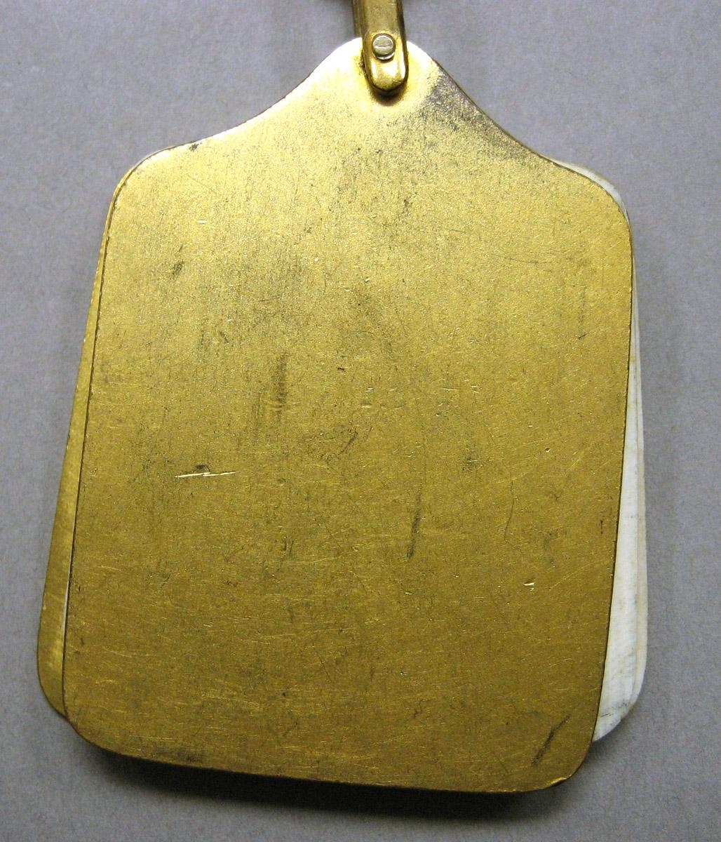 1970.1441 Silver Tool (for sewing) detail 2 underside