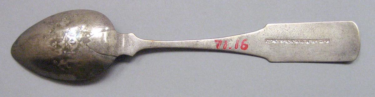 1971.0016 Silver Spoon underside