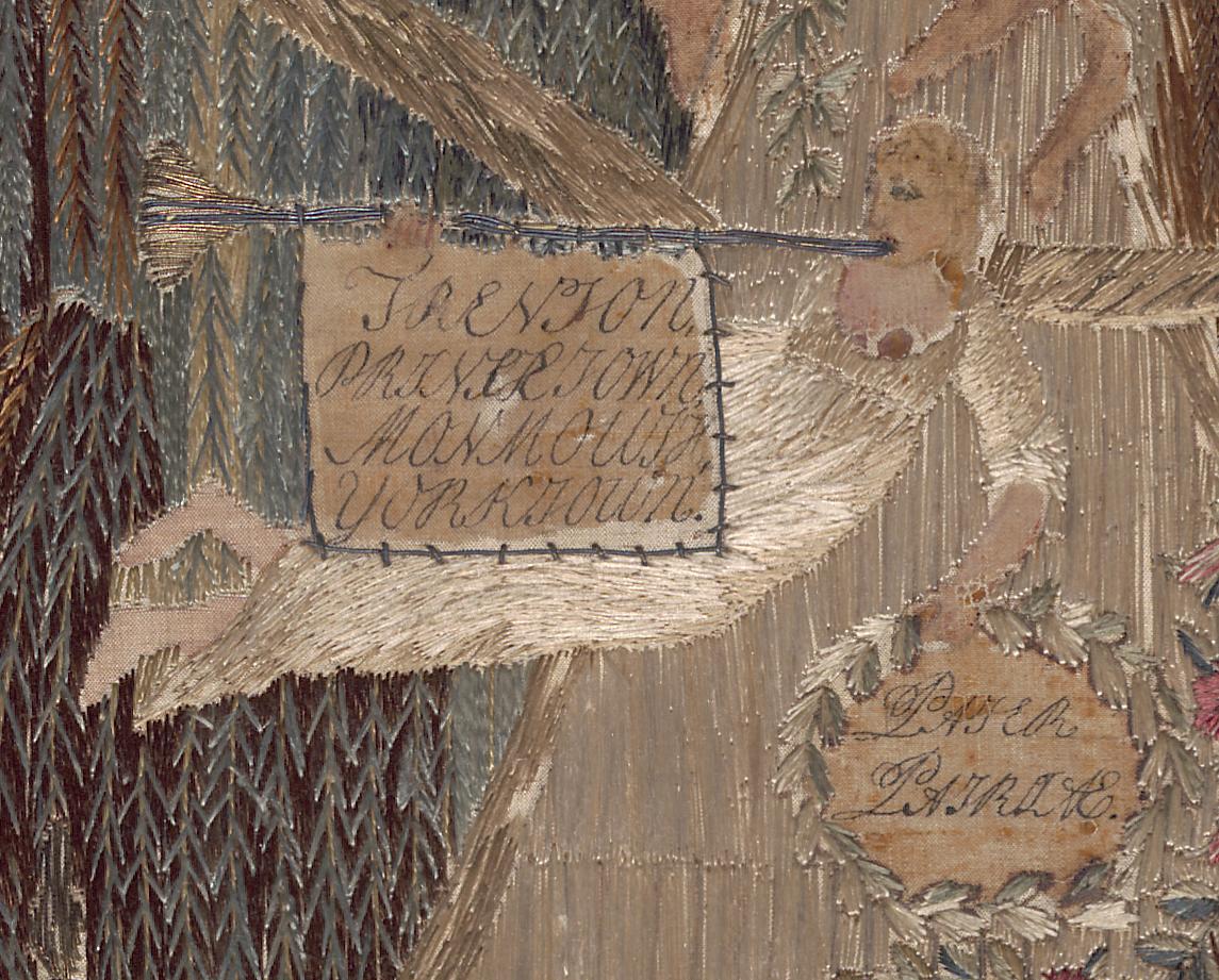1957.0783 A Needlwork Picture, Detail 3