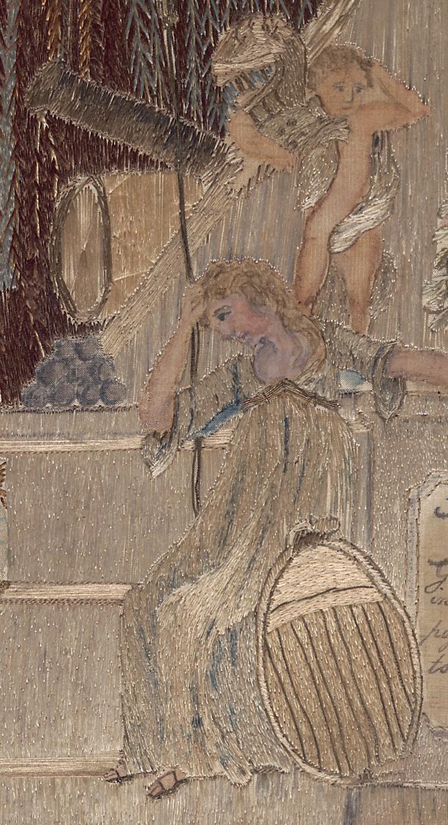 1957.0783 A Needlwork Picture, Detail 6