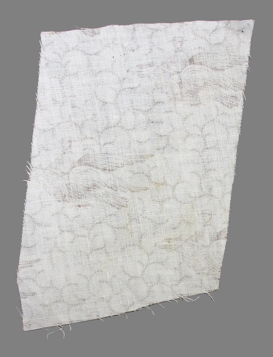 1971.0033 textile, printed reverse